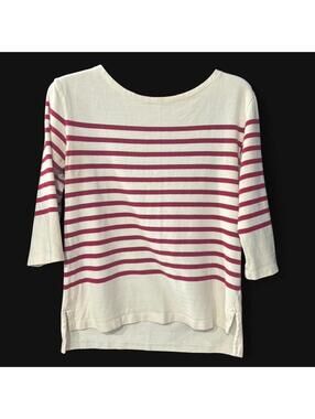 Forever 21 Red Stripe Boatneck Top – Women’s Medium